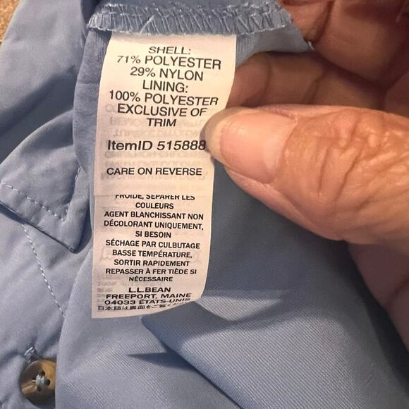 Men's Tropicwear Shirt, Long-Sleeve.  Blue.  NWT  Size XXL - Picture 6 of 7